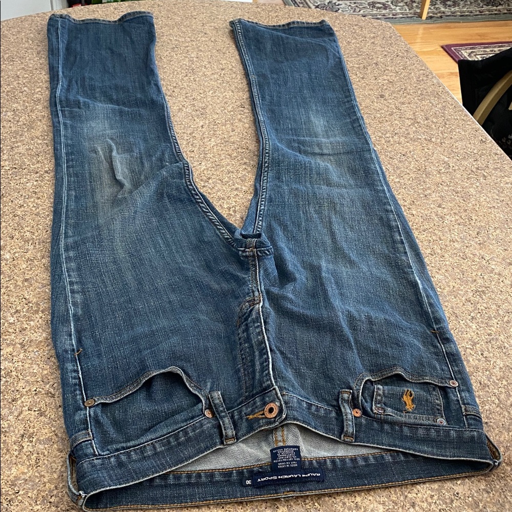 Ralph Lauren Sport by Ralph Lauren Blue Jeans 30 VERY MUSTY Fair Condition - Picture 5 of 17